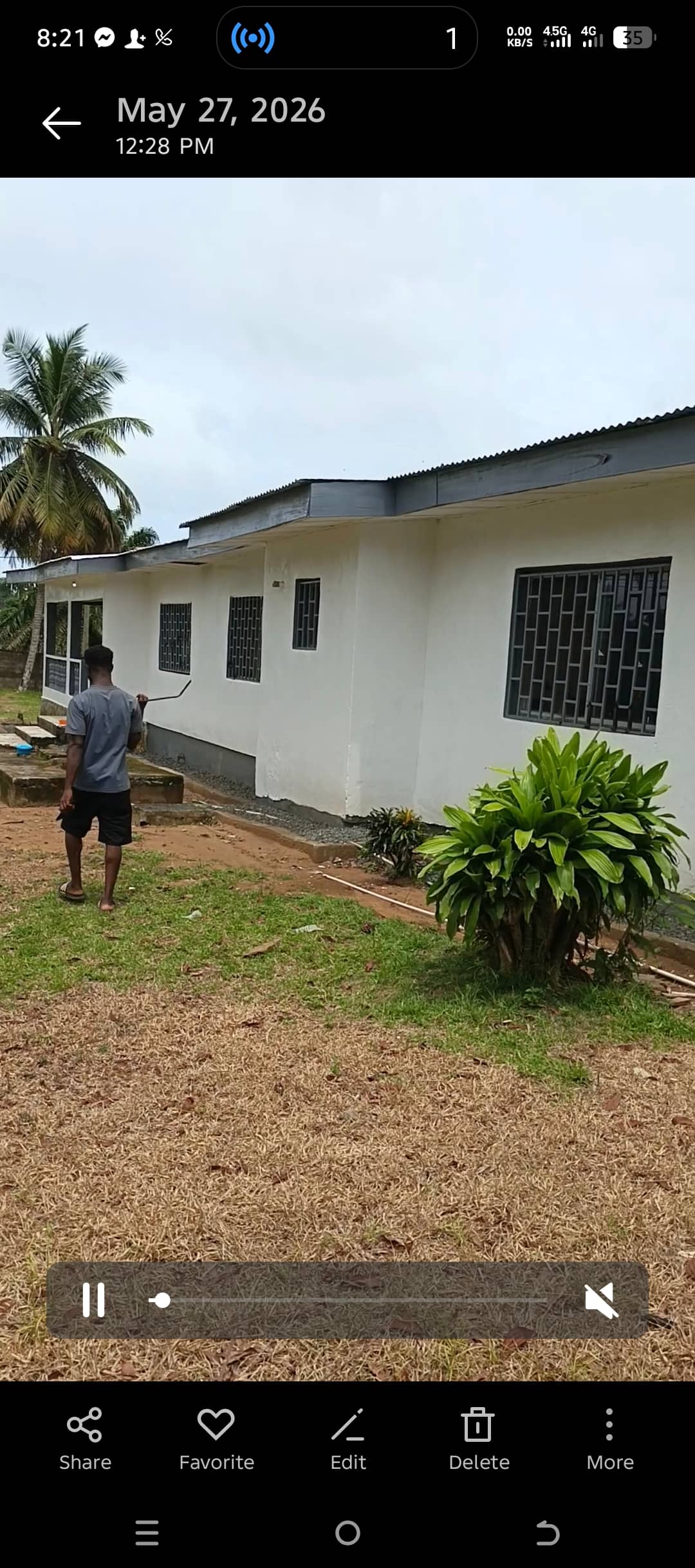 4 BEDROOMS SELF CONTAINED COMPOUND WITH 4 BATHROOMS AND WIDE YARD SPACE, LOCATION: A.B.TOLBERT ROAD, PAYNESVILLE CITY
